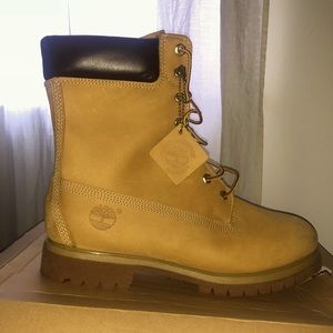 Timberland 8 inch high waterproof “wheat”